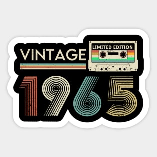 Vintage 1965 Limited Cassette Sticker